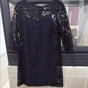 Elegant Black Lace Dress
